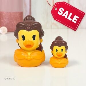 Duckalooz Disney Princess Belle Rubber Duck Duckie Jeep Ducking Set X2 NEW